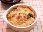 Broccoli Gratin with Tofu Sauce