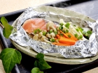 Foil-steamed Salmon