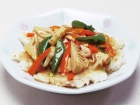 Crispy Rice with Sautéed vegetables